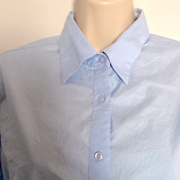 Esabel.C Women’s Button Down Blouse Long sleeve Cotton Stretch Size M - Picture 6 of 10